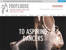 Tablet Screenshot of footloosemission.com